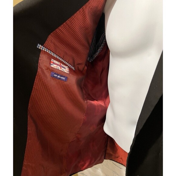 Billy London UK 46R Mens 2 Button Black Suit Blazer Jacket - Picture 7 of 8